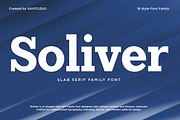 Soliver - Family Modern Slab Font, a Slab Serif Font by Say Studio (Thumbnail 1 of 10)