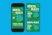 Mental Health Awareness Flyer, a Flyer Template by graphicook (Thumbnail 3 of 3)