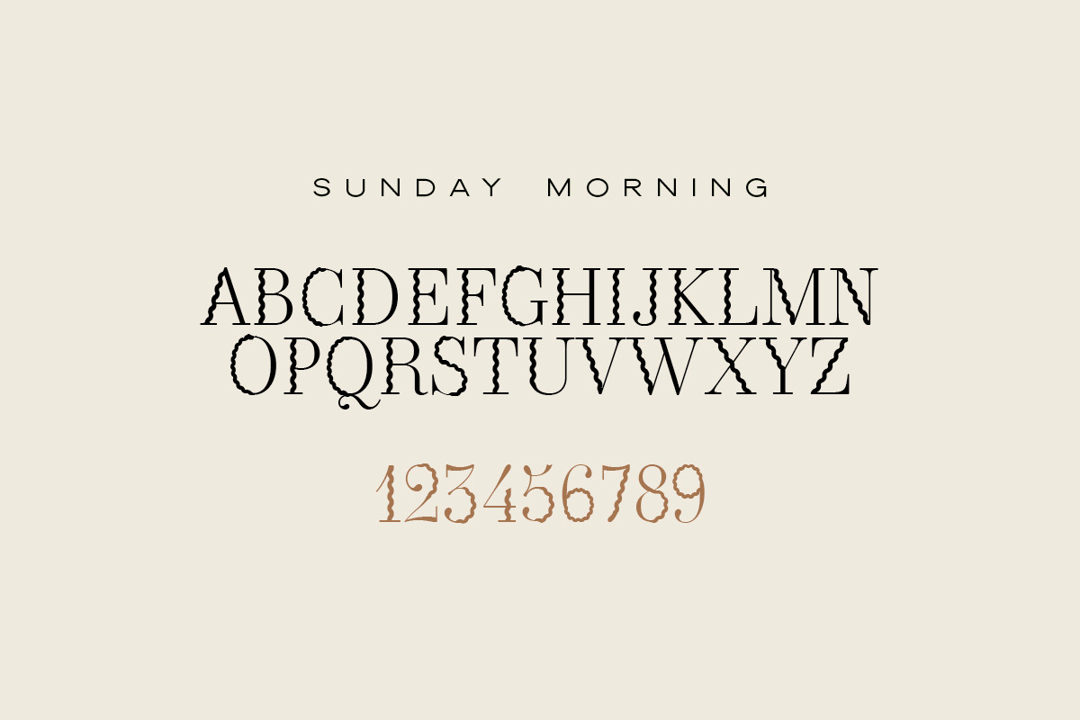 Sunday morning serif typeface, a Font by Designstudio Friday (Photo 2 of 2)