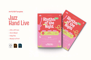 Jazz Live - Flyer, a Flyer Template by VUNIRA