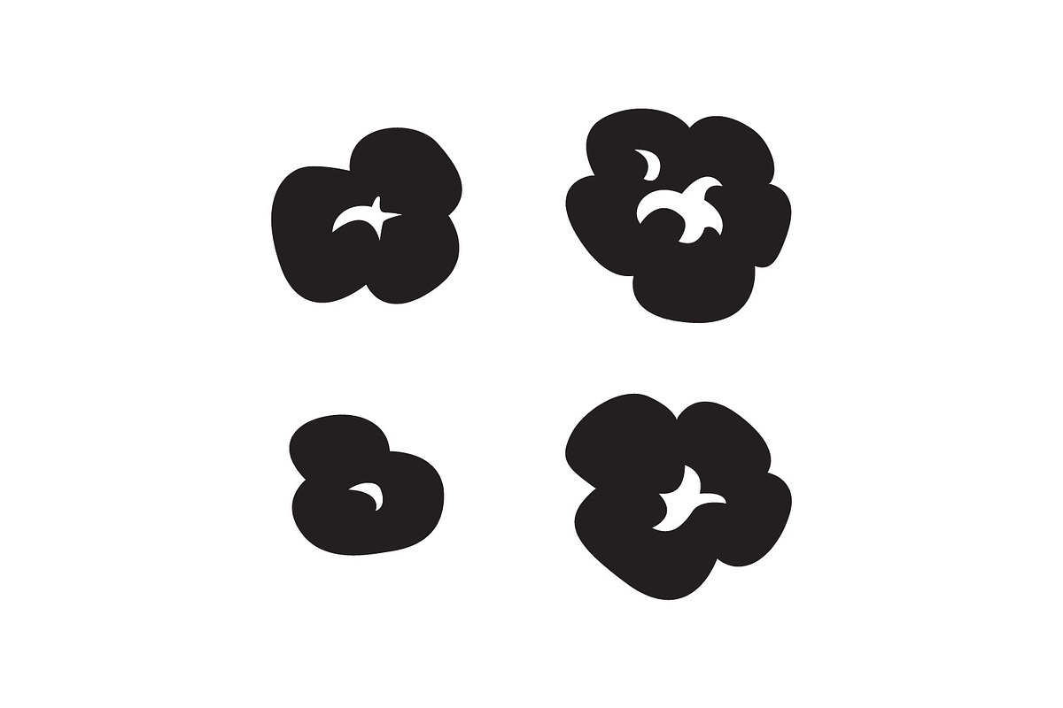 Simple Clean Popcorn Kernel Icon SVG, an Icon by PinkHouseCollection (Photo 3 of 3)