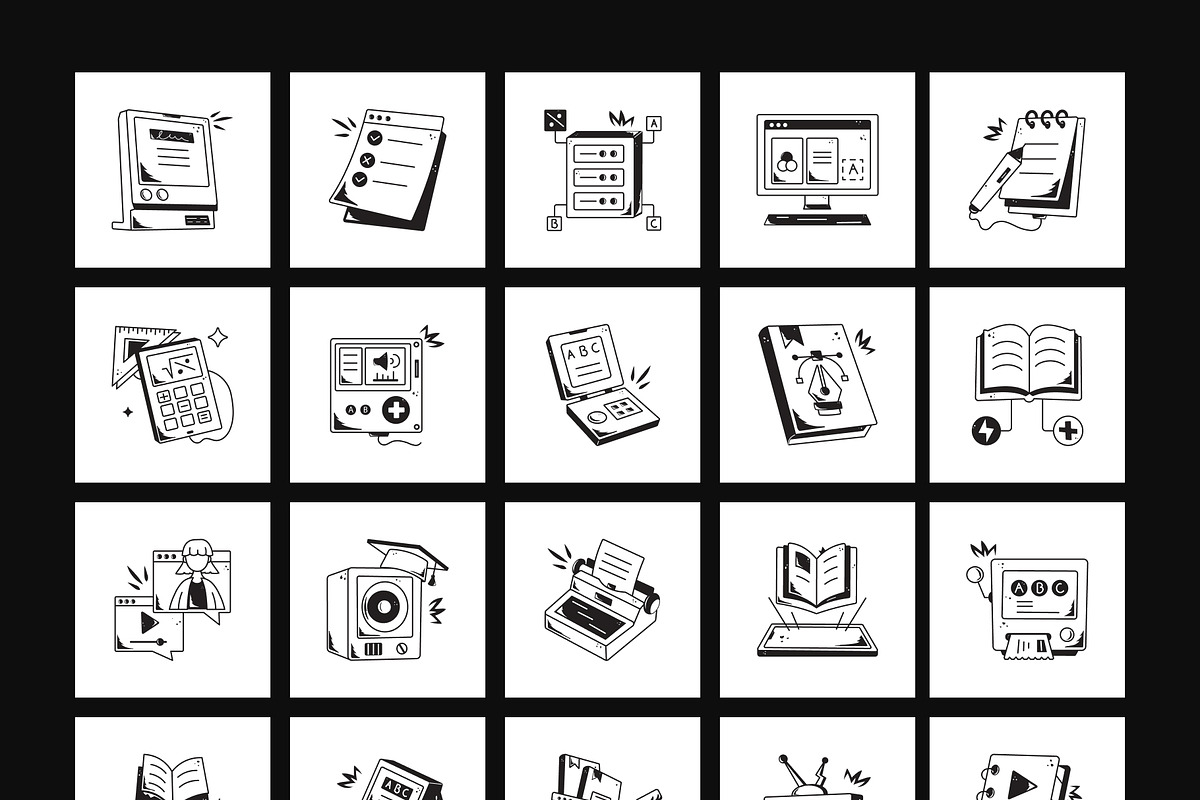 Sketch Icons, an Outline Icon by Prosymbols (Photo 11 of 30)