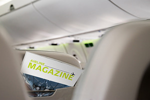 Airline Magazine In Airplane