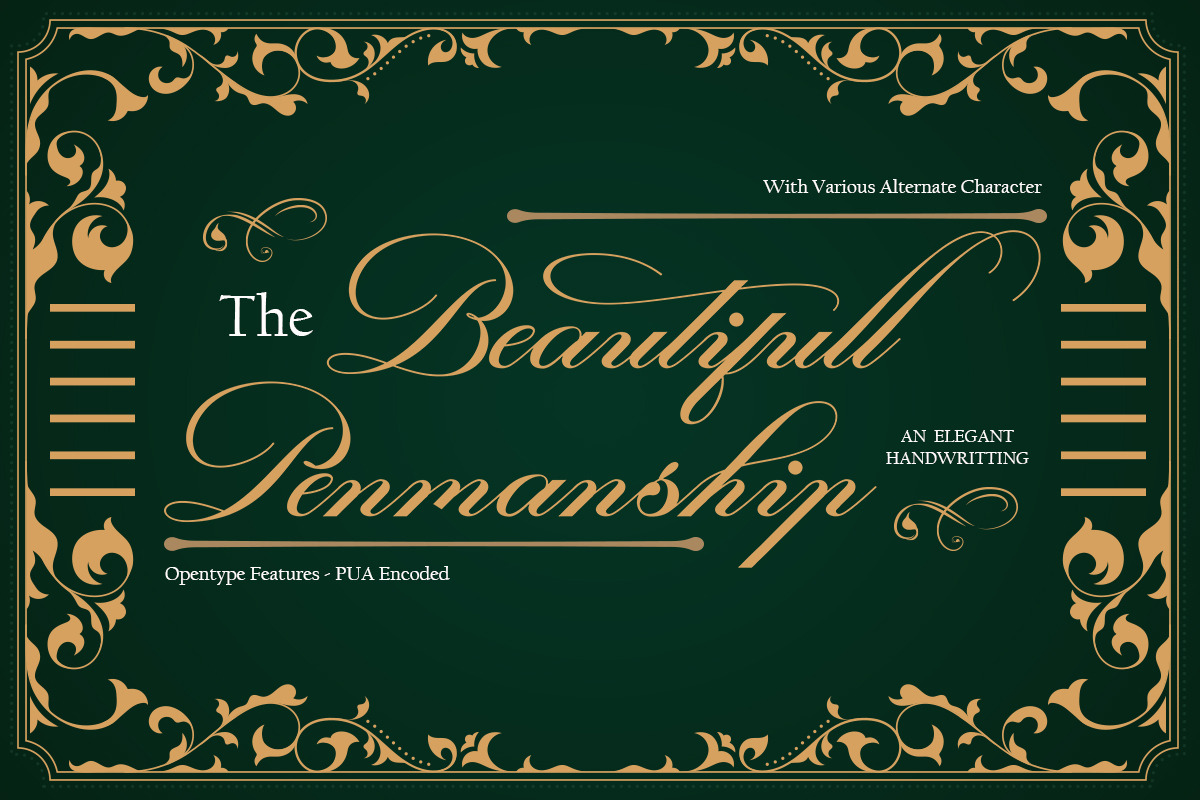 Danizatti script, a Script Font by Slex Studio (Photo 5 of 10)