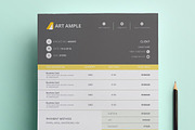 Invoice template word, a Stationery Template by art_ample (Thumbnail 2 of 3)