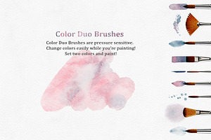 Procreate Watercolor Brushes Kit