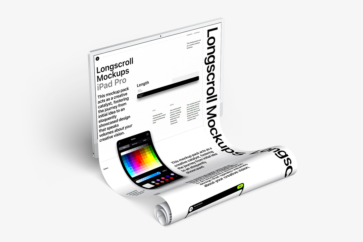 iMac 24 inch Longscroll Mockups, a Mac Mockup by ls.graphics (Photo 5 of 10)