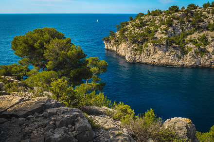 Famous Calanque de Port Pin bay, a Nature Photo by Alpine Dreams