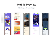 ELEVEN - Responsive Landing Pages, a Landing Page Template by laaqiq (Thumbnail 7 of 18)