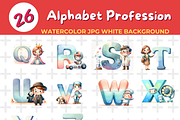 Alphabet Profession watercolor Jpg B, an Education Illustration by John_Walker (Thumbnail 1 of 2)