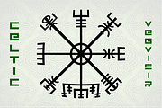 Vegvisir Viking Compass Nordic Runic, an Object Graphic by GraphicRedStudio (Thumbnail 4 of 7)
