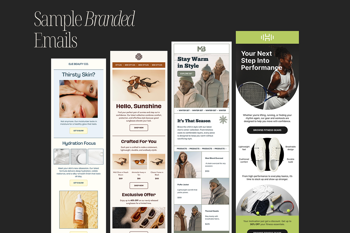 Email Wireframes Canva Templates, an Email Template by Creatif Foundry (Photo 7 of 8)