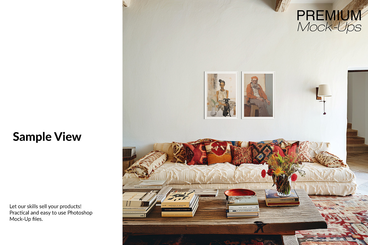 Bundle 44 Frames & Wallpaper Mockups, a Household Mockup by mock-ups (Photo 33 of 34)