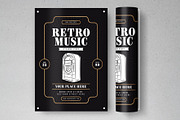 Retro Music Flyer, a Flyer Template by lilyshop (Thumbnail 1 of 2)
