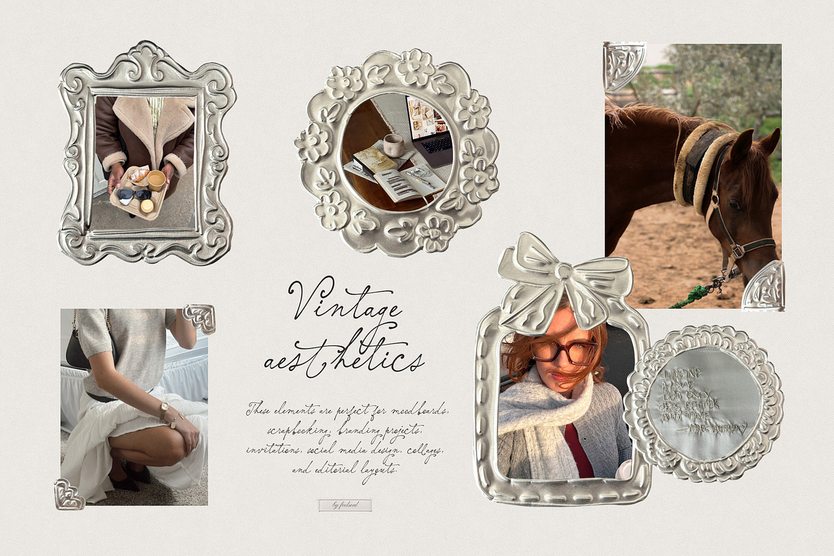 70+ Vintage Foil Frame & Elements, an Object Graphic by Feelsoul (Photo 4 of 11)