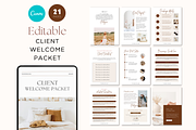 Client Welcome Packet Canva Template, a Magazine Template by Hellohastore (Thumbnail 1 of 10)