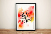 watercolor stain light my fire, a Texture Graphic by coconut_forest (Thumbnail 3 of 3)