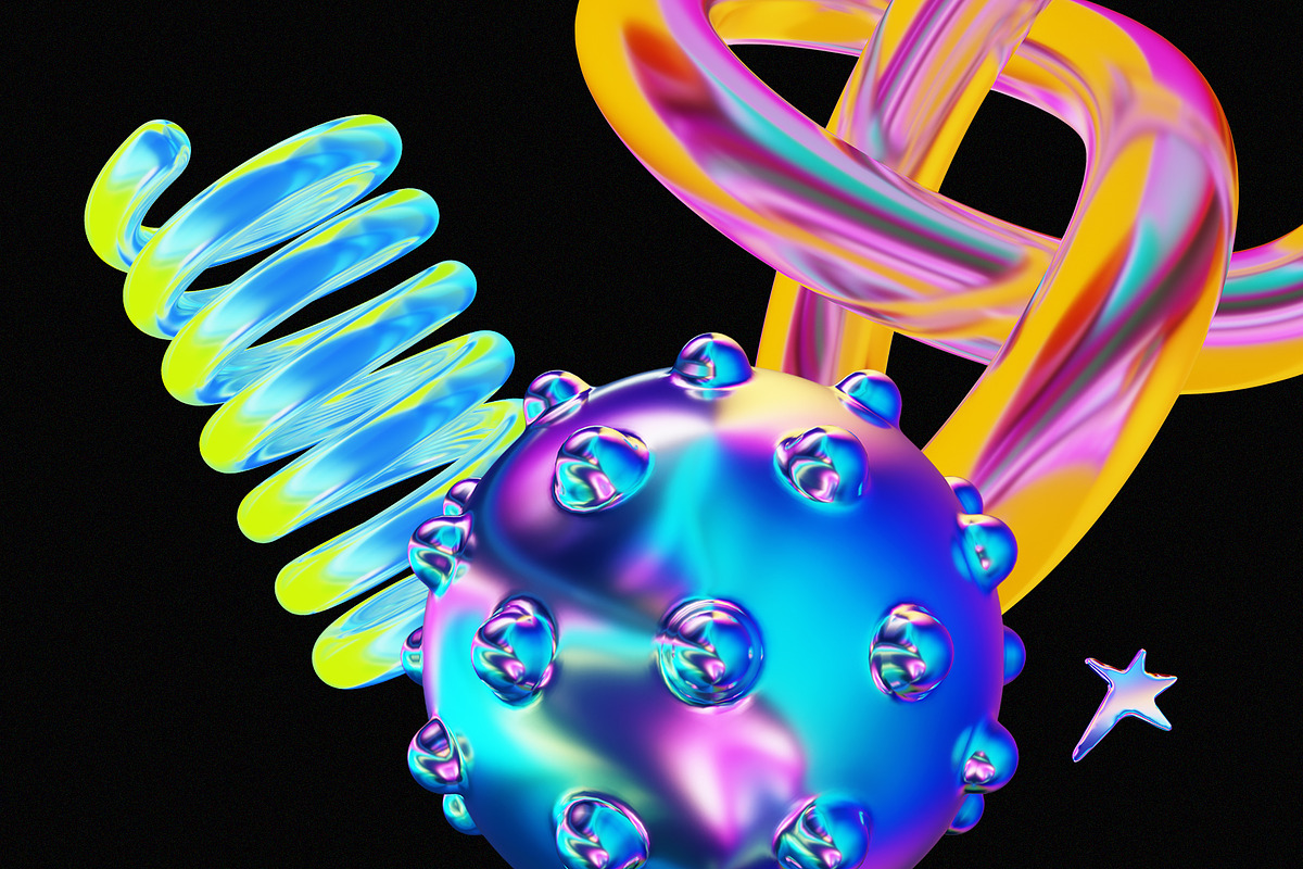 Y2K 3D Aesthetic Shapes Collection, a Graphic by LarysaZabrotskaya (Photo 7 of 12)