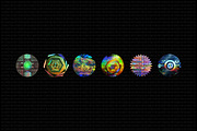 Holographic Sticker Pack, a Texture Graphic by dbdslondon (Thumbnail 2 of 7)
