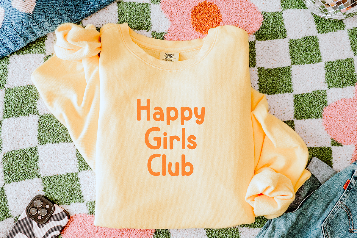 Lucky Girls Club Handwritten Sans, a Handwritten Font by Kaya Fonts (Photo 12 of 25)