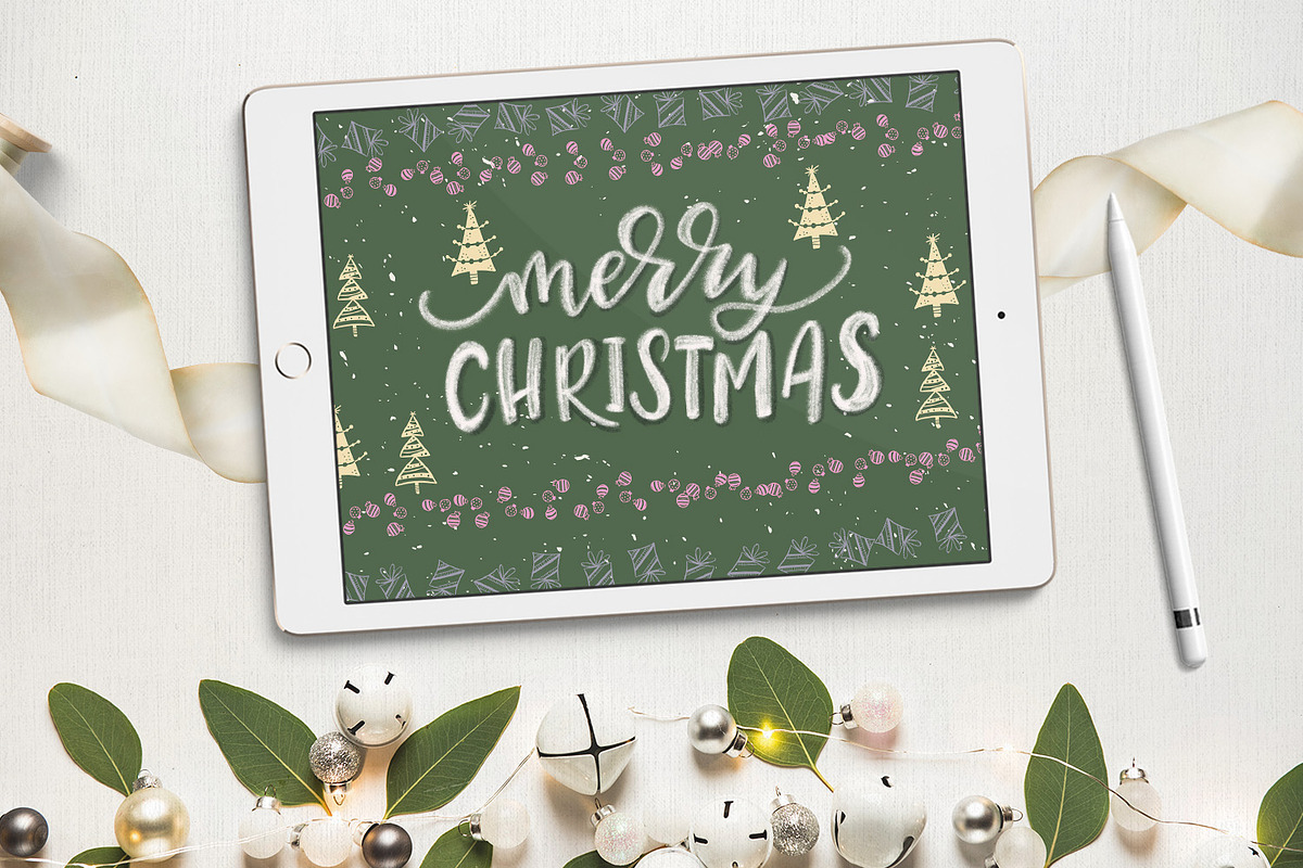 Christmas Brush Box for Procreate, a Brush Add-On by Gray Cat Graphics (Photo 6 of 7)