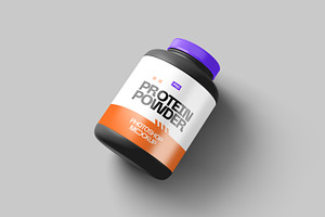 Protein Powder Jar Mockups