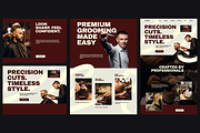 Figma Barbershop Landing Page, a Landing Page Template by Musara (Thumbnail 6 of 6)
