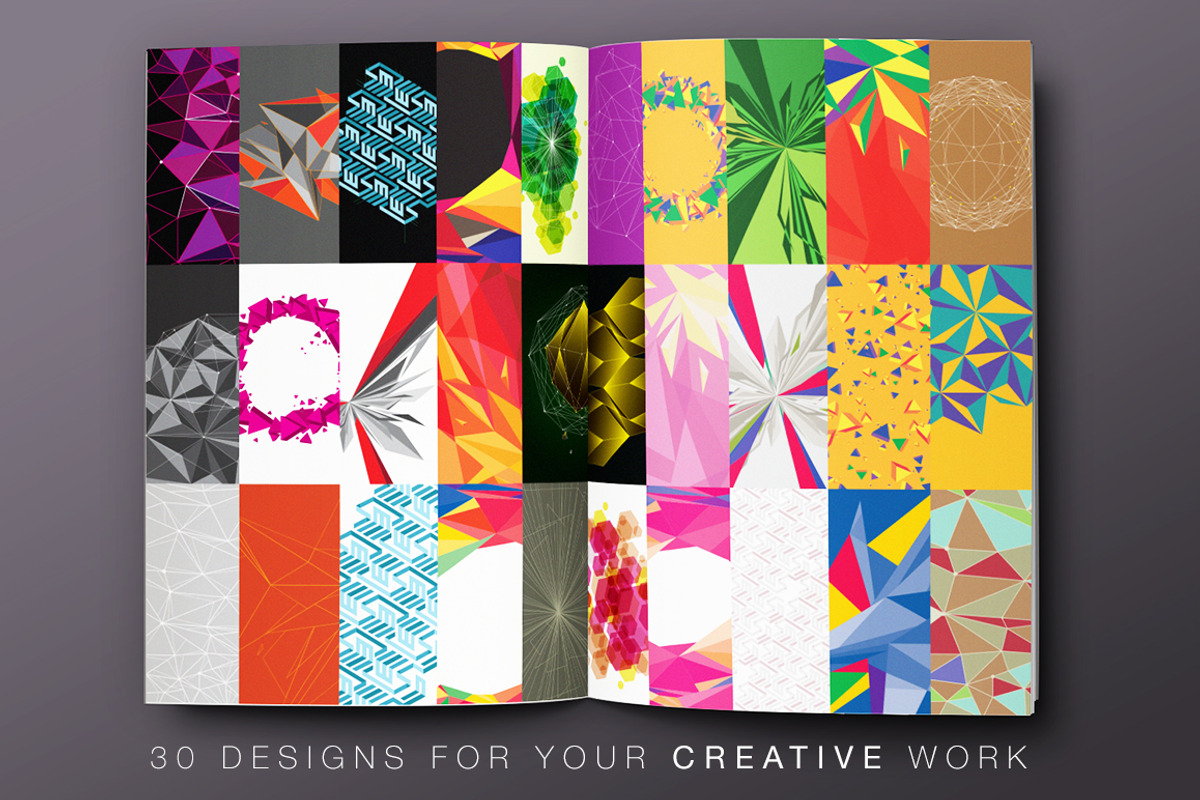Abstract Geometric Backgrounds v.4 preview 3