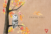 Autumn aesthetic - watercolor set, a Seasonal Illustration by LeriaArt watercolor (Thumbnail 8 of 8)