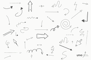 Arrrrr  45 hand-drawn arrows, an Object Graphic by Unio Designs (Thumbnail 2 of 2)