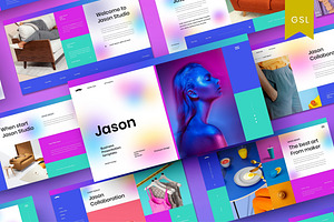Jason - Business Google Slide, a Presentation Template by Dens Creative Studio