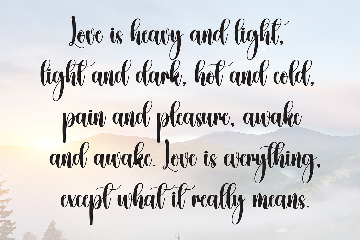 Darling | Script Font, a Handwritten Font by Scratchones (Photo 6 of 9)