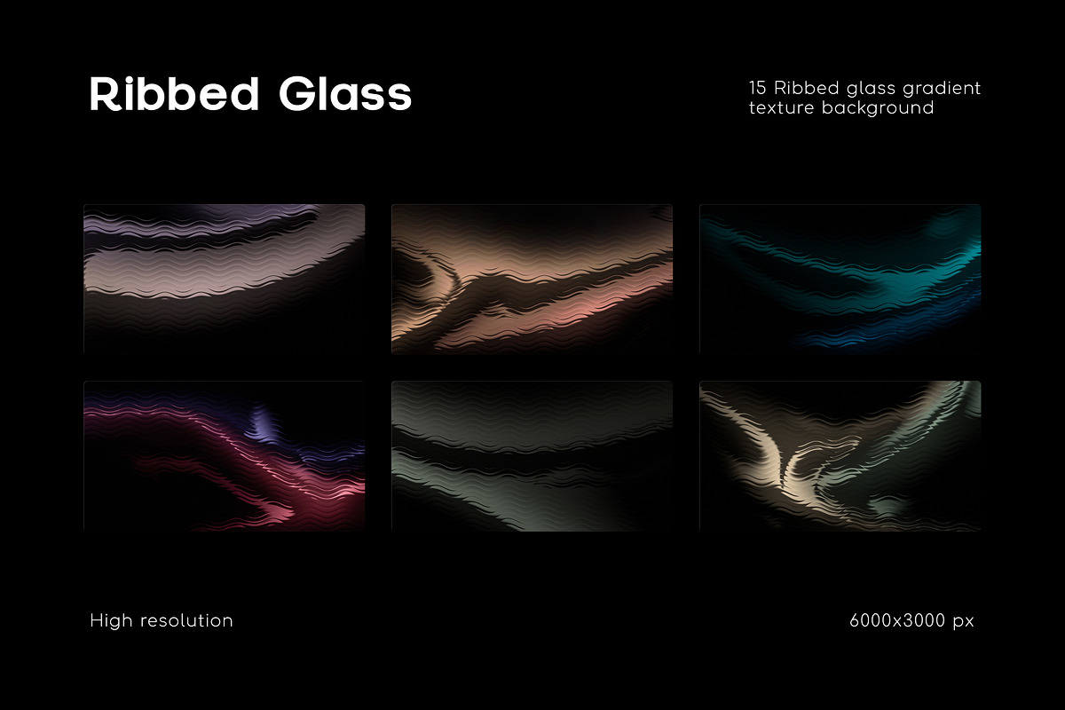 Ribbed Glass Gradient Background, a Background Graphic by Ghurafa Studio (Photo 4 of 10)