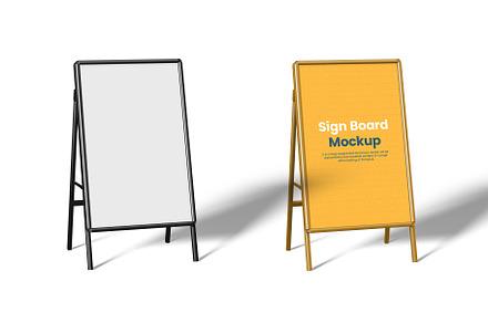 Sign Board Mockup