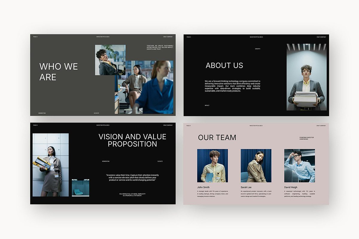 Eraf : Startup Pitch Powerpoint, a Presentation Template by Punkl Camp (Photo 10 of 16)