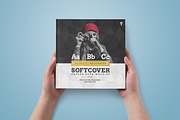 Softcover Square Book Mock-Up, a Books & Magazine Mockup by PuneDesign (Thumbnail 2 of 11)