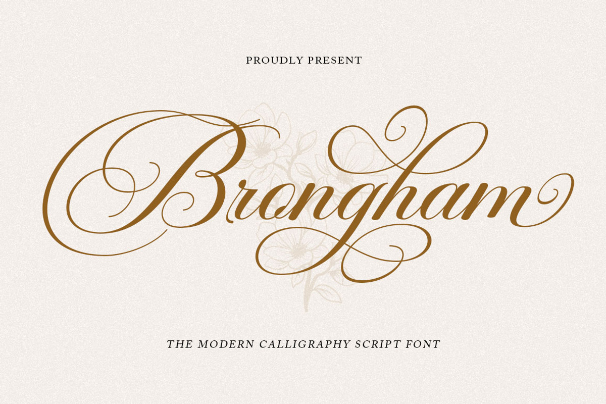 Brongham Script, a Script Font by Has_rizal (Photo 13 of 13)