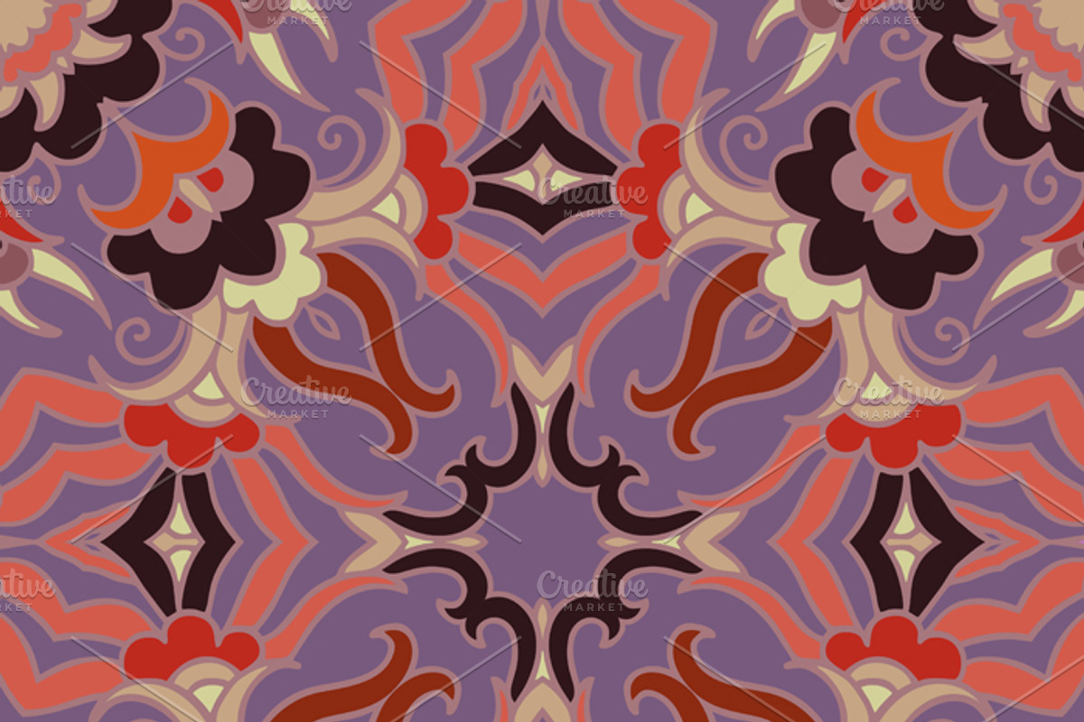 Set of decorative azulejo designs preview 3