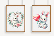 Whimsical Valentine Bunny Love Clipa, an Illustration by Libby Wishes (Thumbnail 3 of 6)