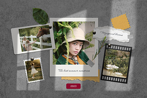 Polaroid Photo Templates Bundle