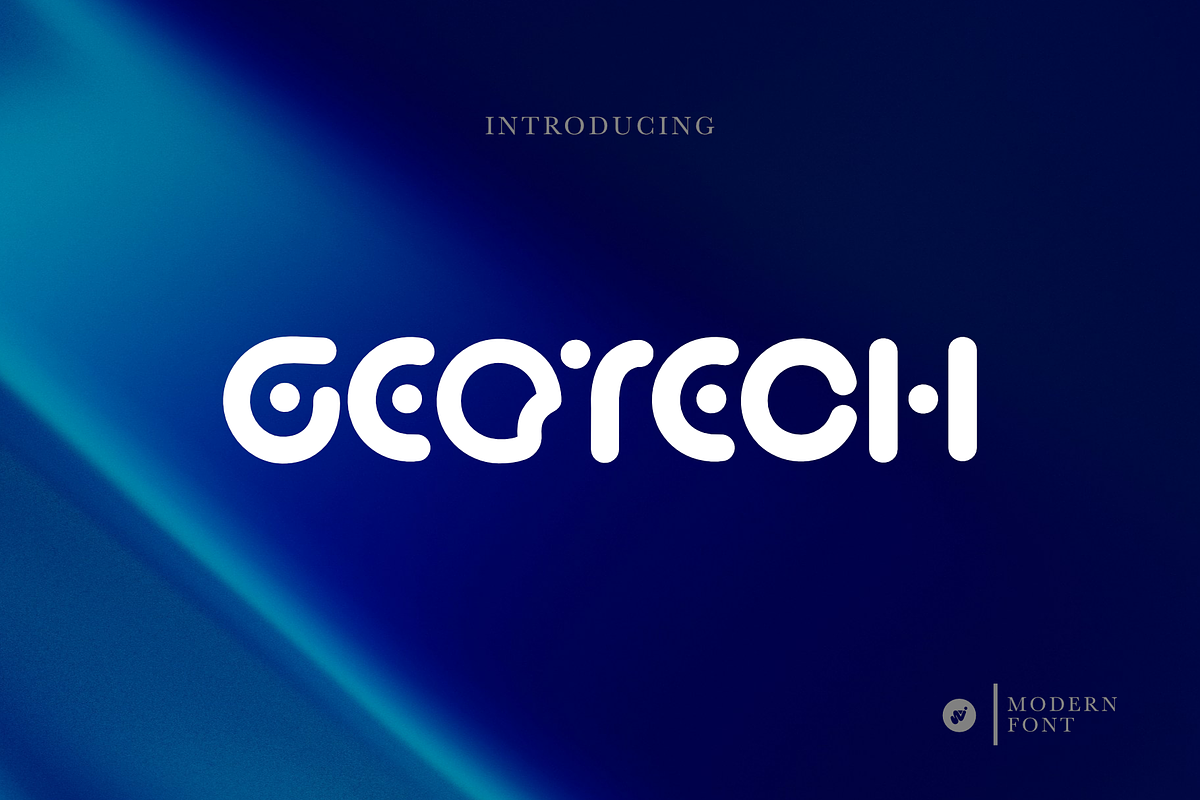 GEOTECH, a Sans Serif Font by WAP (Photo 1 of 5)
