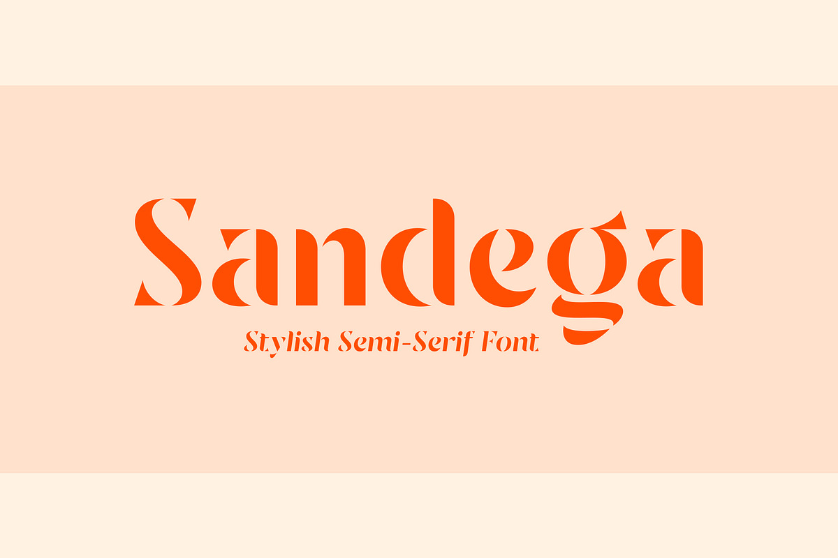 Sandega, a Sans Serif Font by Locomotype (Photo 1 of 11)