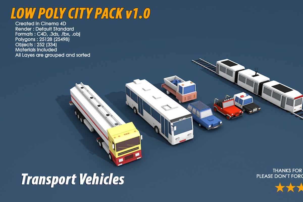 Low Poly City Pack 1, an Architecture 3D Model by multimedia4ds (Photo 3 of 40)