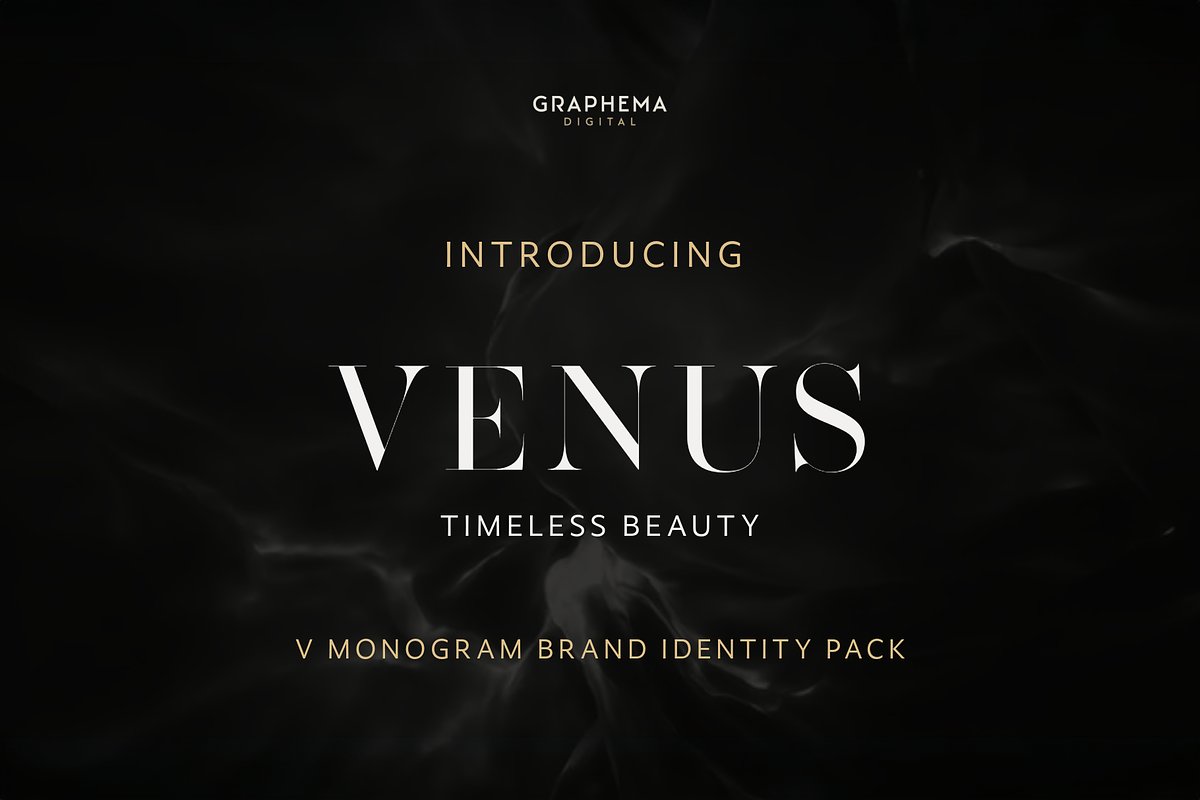 Venus - V monogram brand identity, a Graphic by Graphema Digital (Photo 1 of 12)