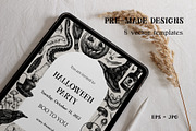 Vector Halloween sketches & designs, a Seasonal Illustration by Yevheniia (Thumbnail 4 of 10)