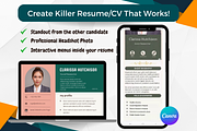 StarCV Pro-02|Canva Resume Template, a Landing Page Template by Omaikraf Studio (Thumbnail 2 of 9)