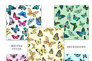 Watercolor Butterfly Seamless Paper, a Pattern Graphic by PatternPalette (Thumbnail 2 of 11)