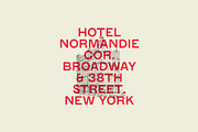 AL Normandie, a Sans Serif Font by Adam Lock (Thumbnail 5 of 7)