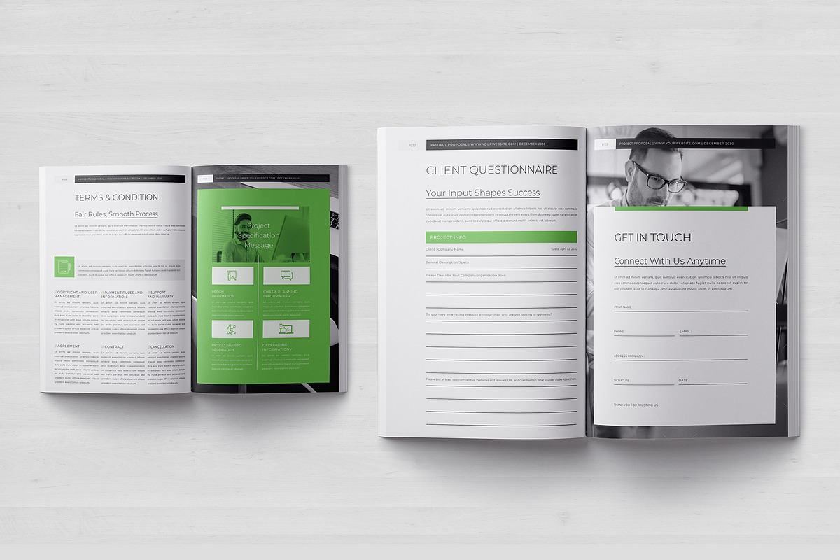 Proposal Template, a Brochure Template by Designsoul14 (Photo 9 of 10)