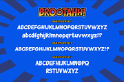 Brootahh Comic Typeface, a Sans Serif Font by alit design (Thumbnail 7 of 16)